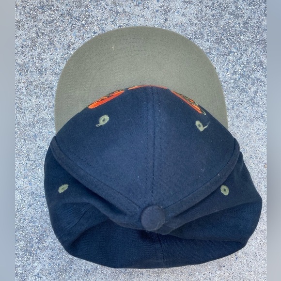 Men's COOGI Australia Black 069 Fitted Hat 7 1/2 Embroidery Cotton Nice RN101372 - Picture 10 of 11